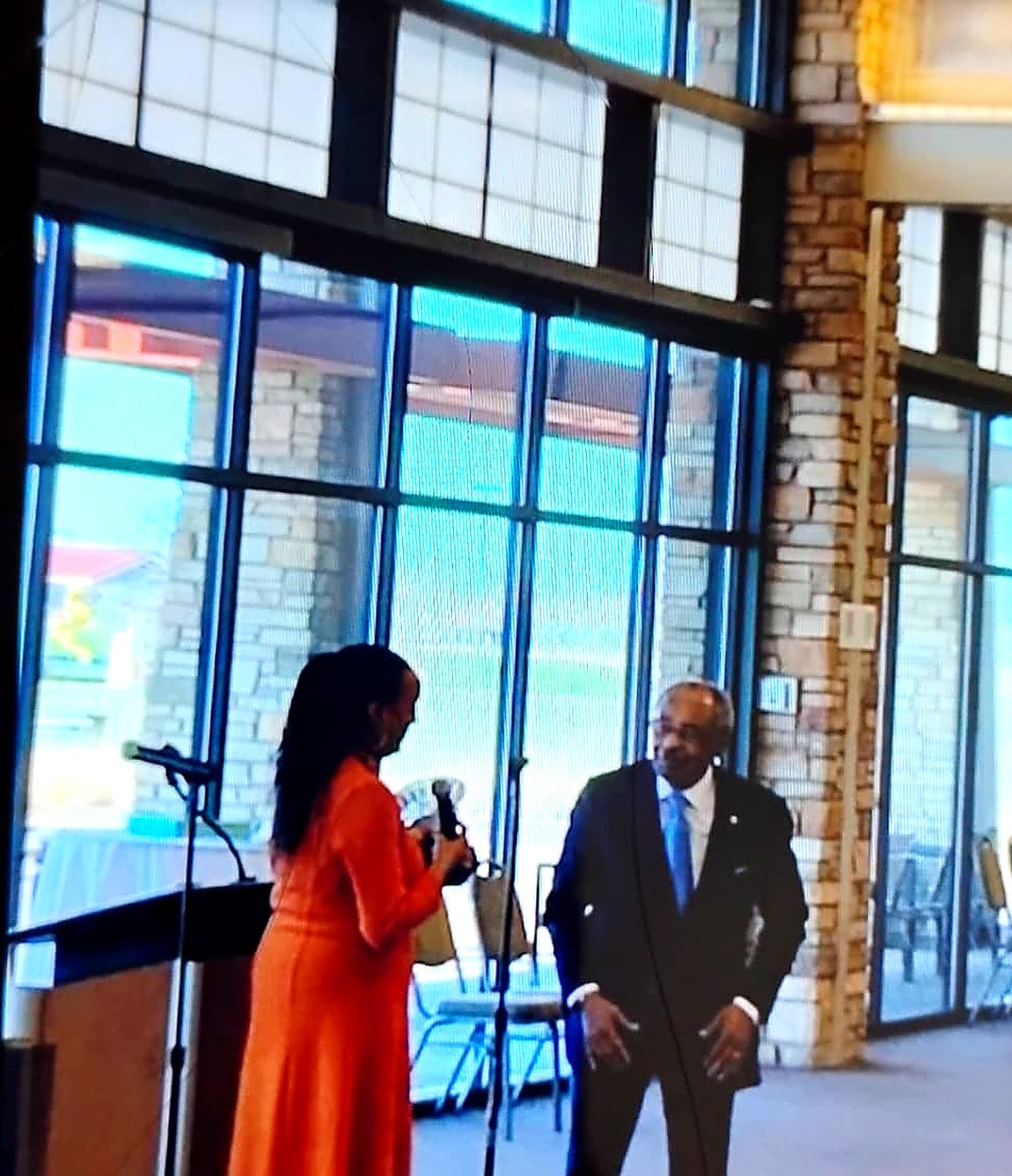 3rd Annual Elder's Tea — Senator Emeritus Roland W. Burris accepting his award