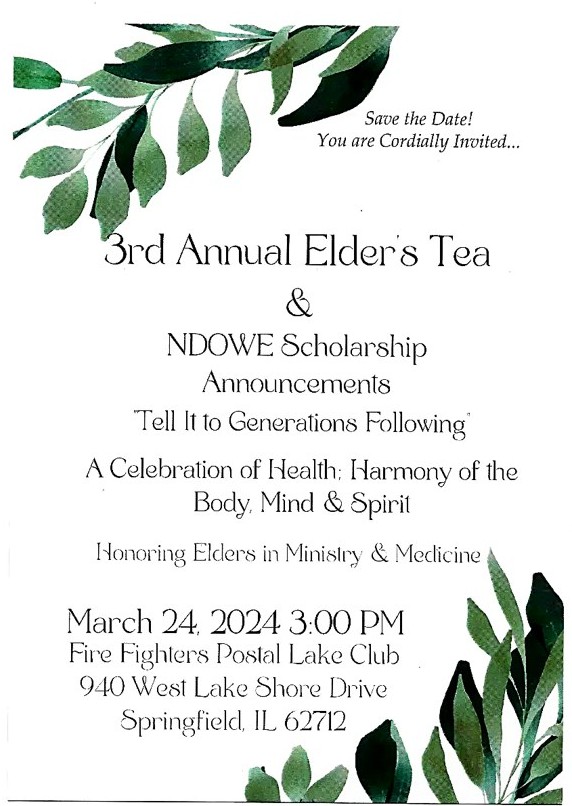 3rd Annual Elder's Tea & NDOWE Scholarship Announcements