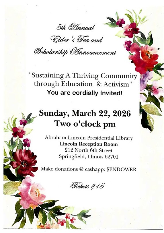 5th Annual Elder's Tea and Scholarship Announcement